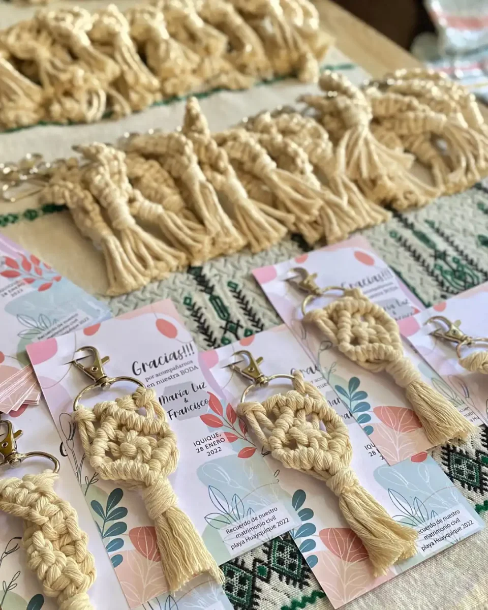 Llavero de Macramé - Imagen 2