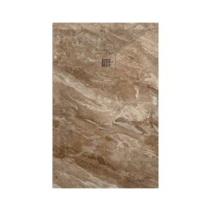Plato Ducha Resina Emperador Claro 3D