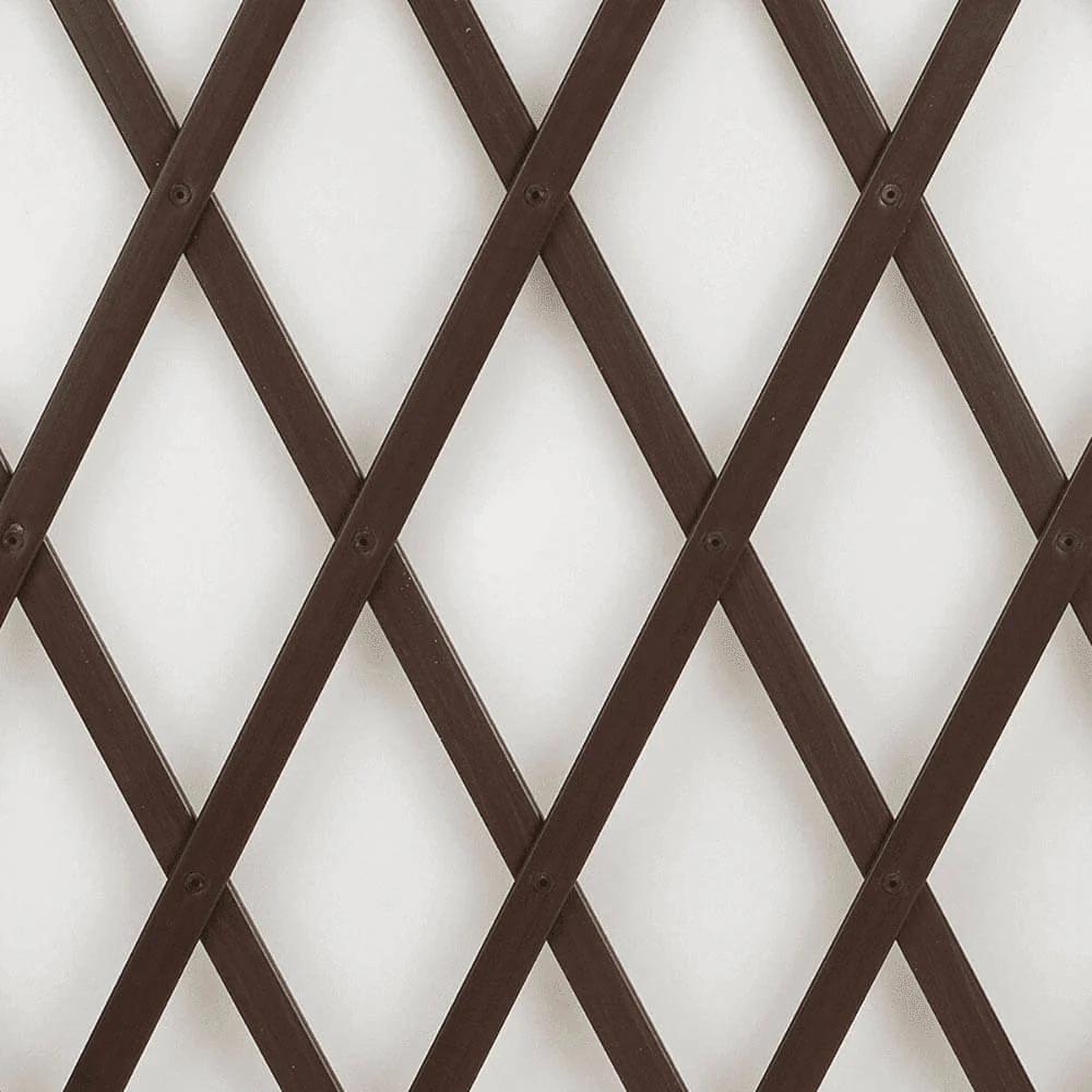 Celosía Extensible PVC - Chocolate - Bonerva